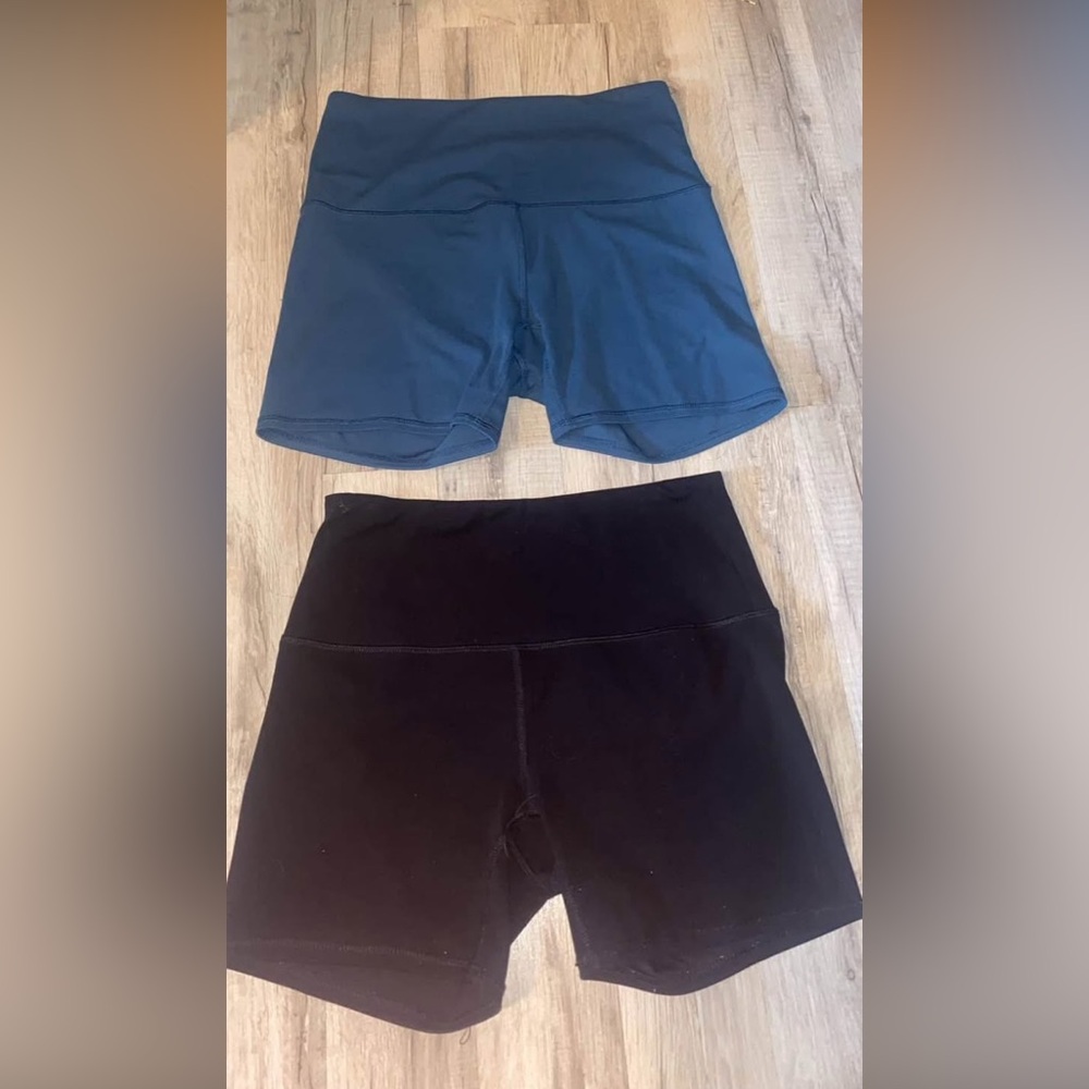 RBX Women's Black and Navy Bike Shorts